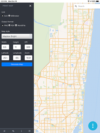 Print Map